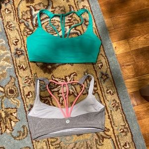 TWO Lululemon Trinity Bras